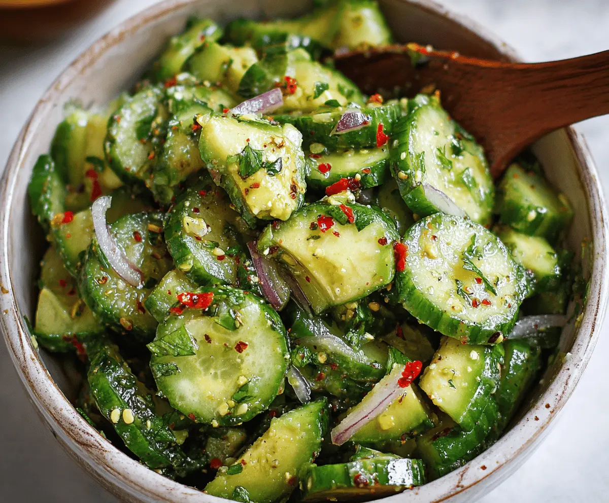 Fresh Cucumber Avocado Salad Recipe for Summer