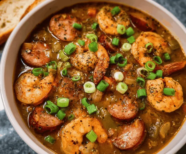 Easy Shrimp and Sausage Gumbo Recipe