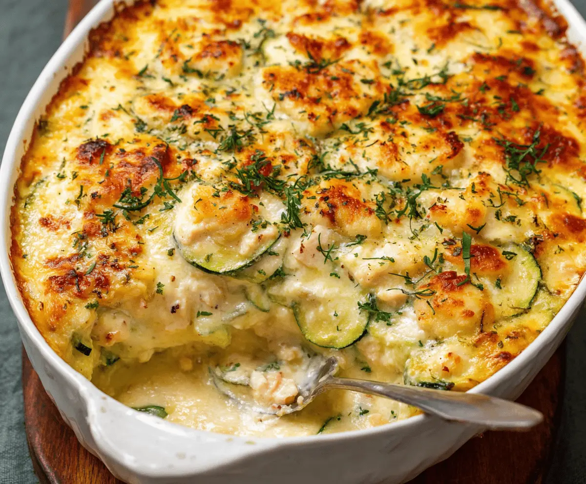 Easy Chicken Zucchini Casserole Recipe