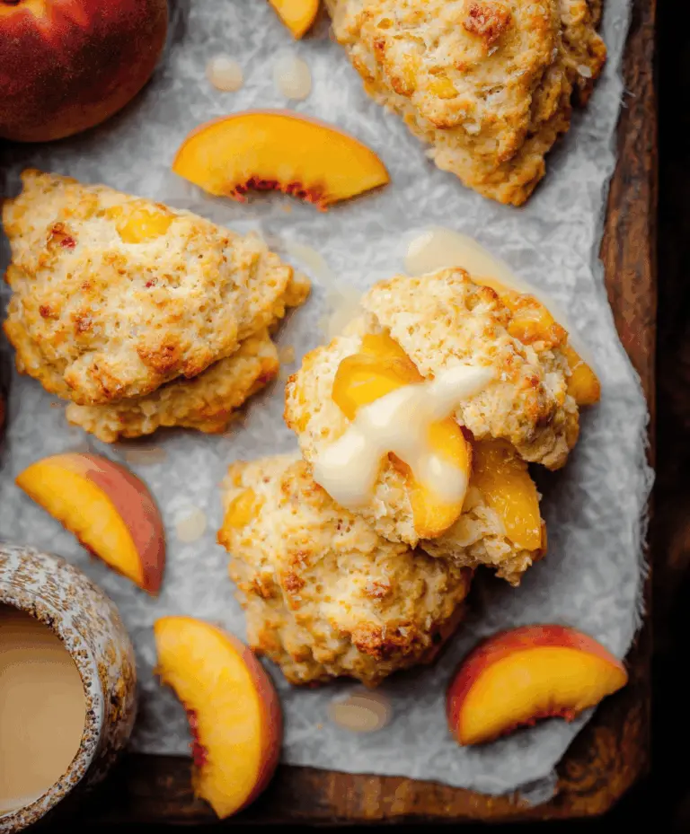 Easy Peach Scones Recipe for Breakfast