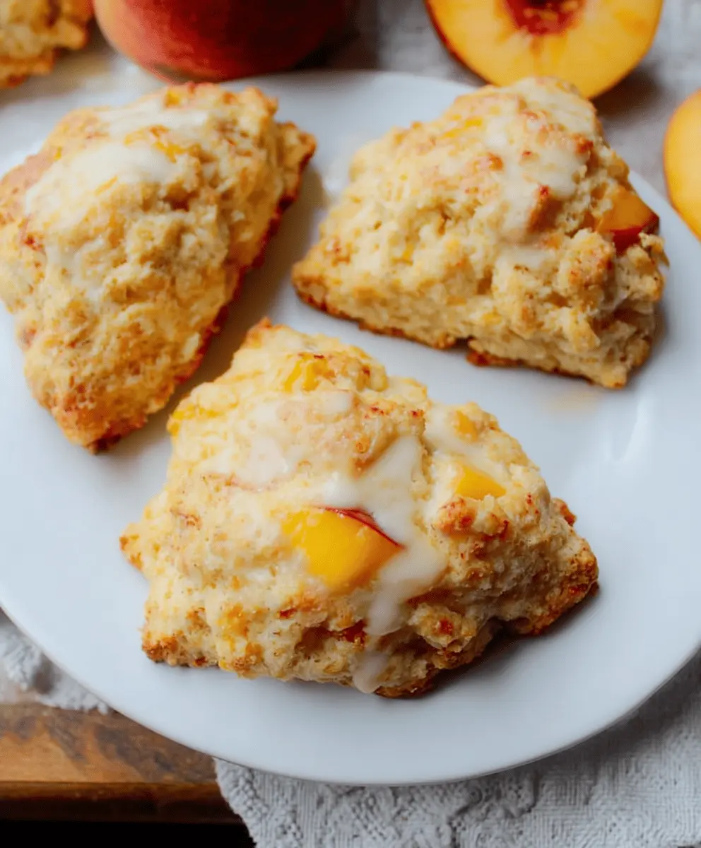 Easy Peach Scones Recipe for Breakfast