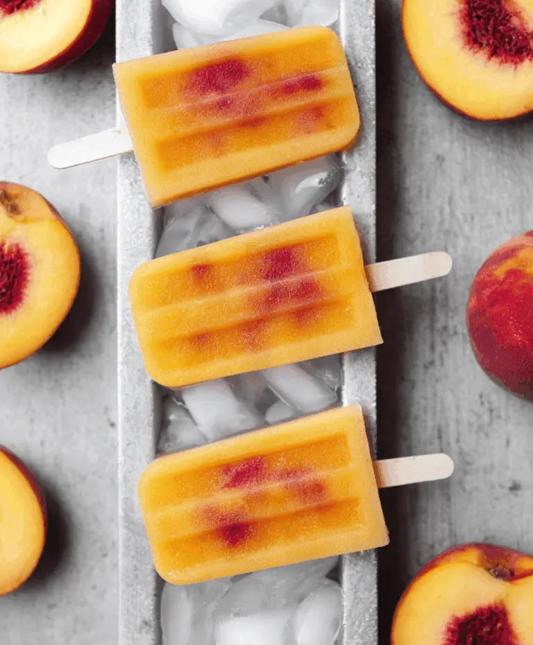 Refreshing Ripe Peach Popsicles Recipe
