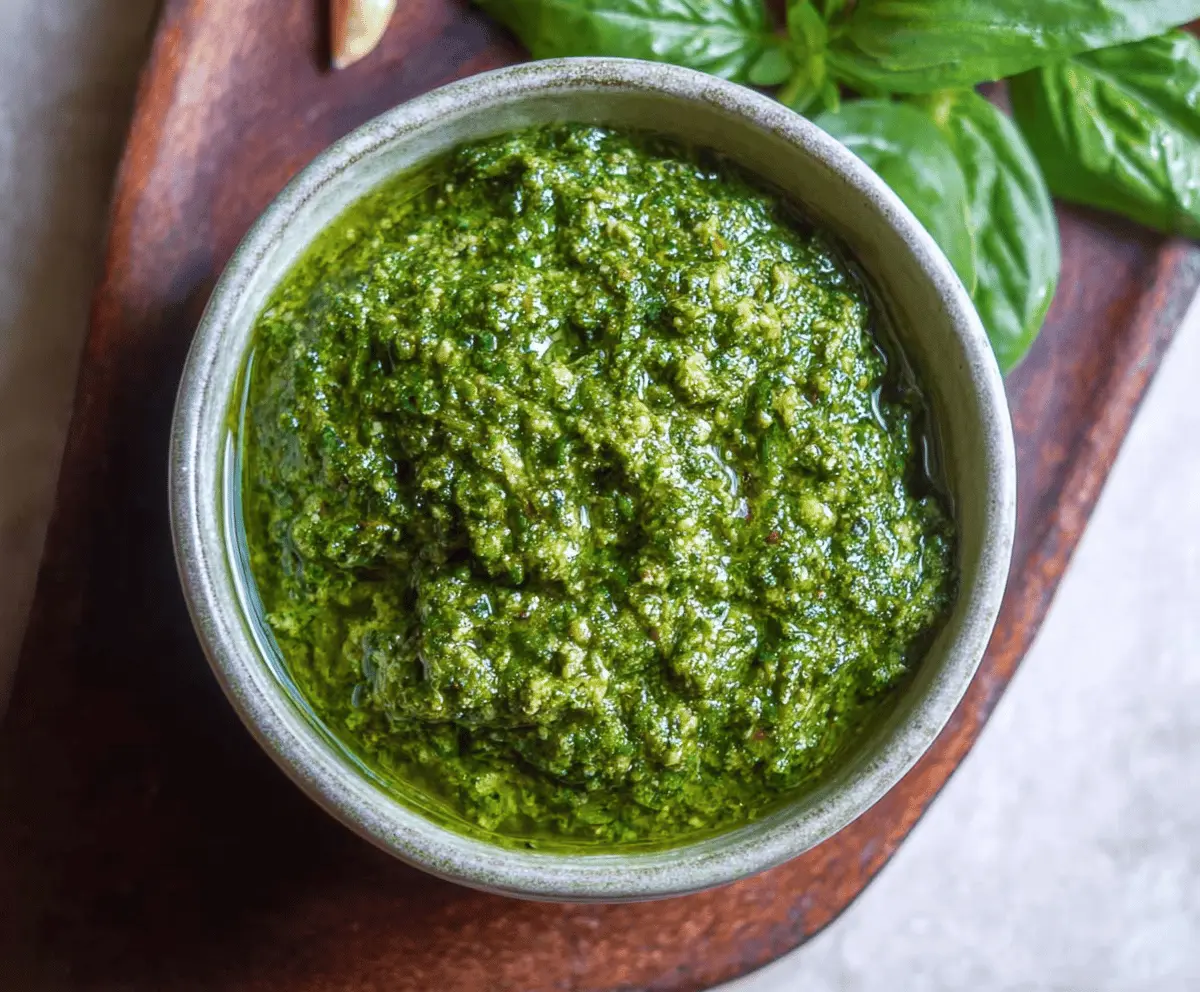Easy Dairy Free Pesto Recipe for Delicious Flavor