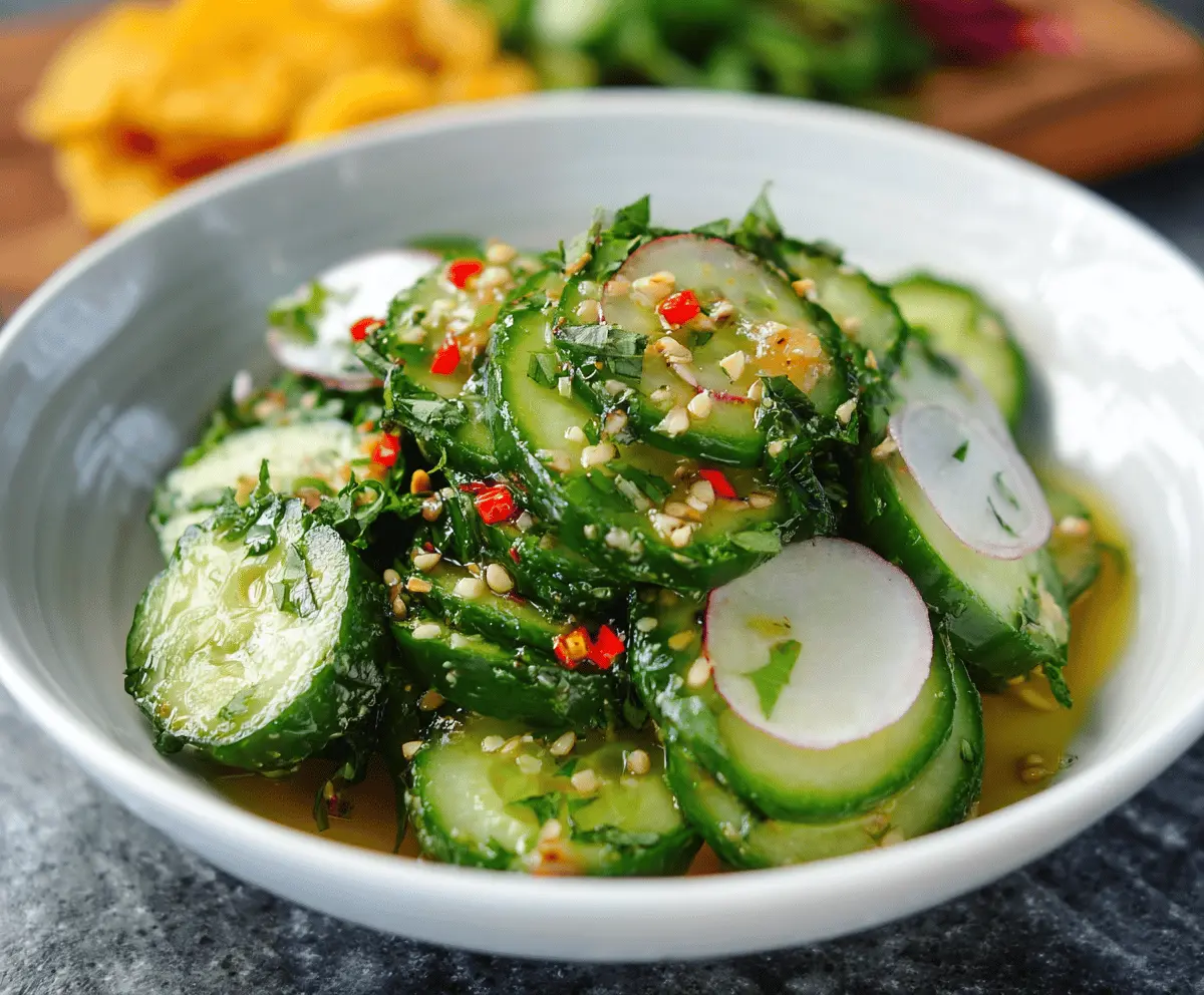 Refreshing Thai Cucumber Salad Recipe