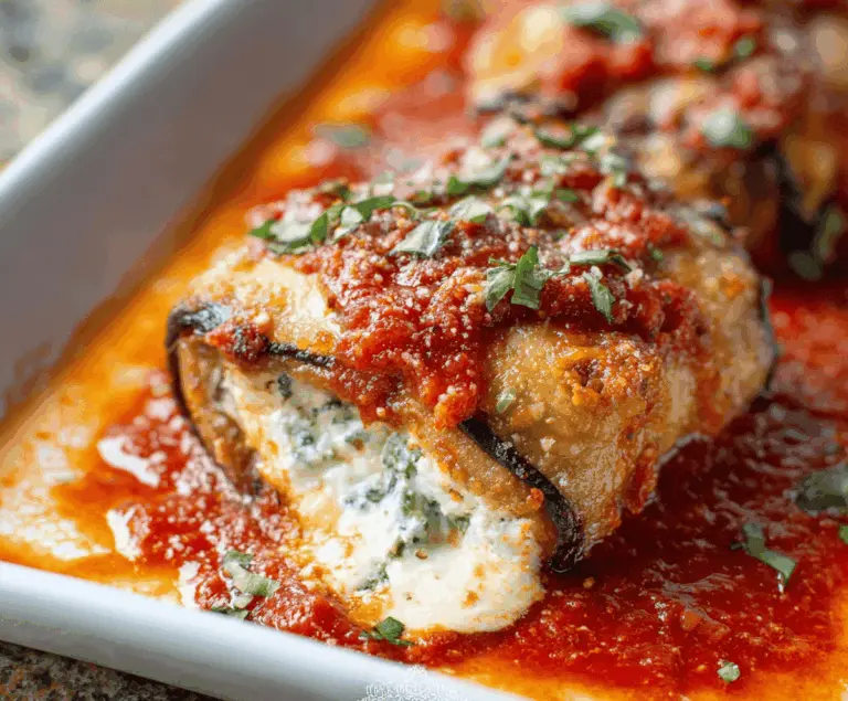 Easy Eggplant Rollatini Recipe for Dinner