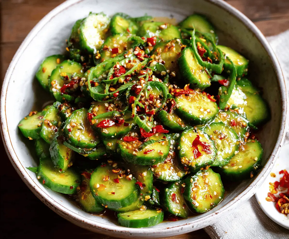 Spicy Cucumber Salad