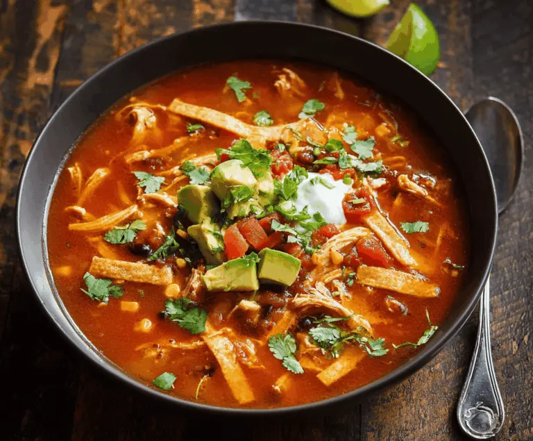 Authentic Chicken Tortilla Soup