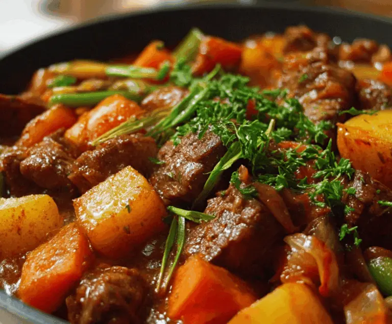 Beef and Vegetable Stew