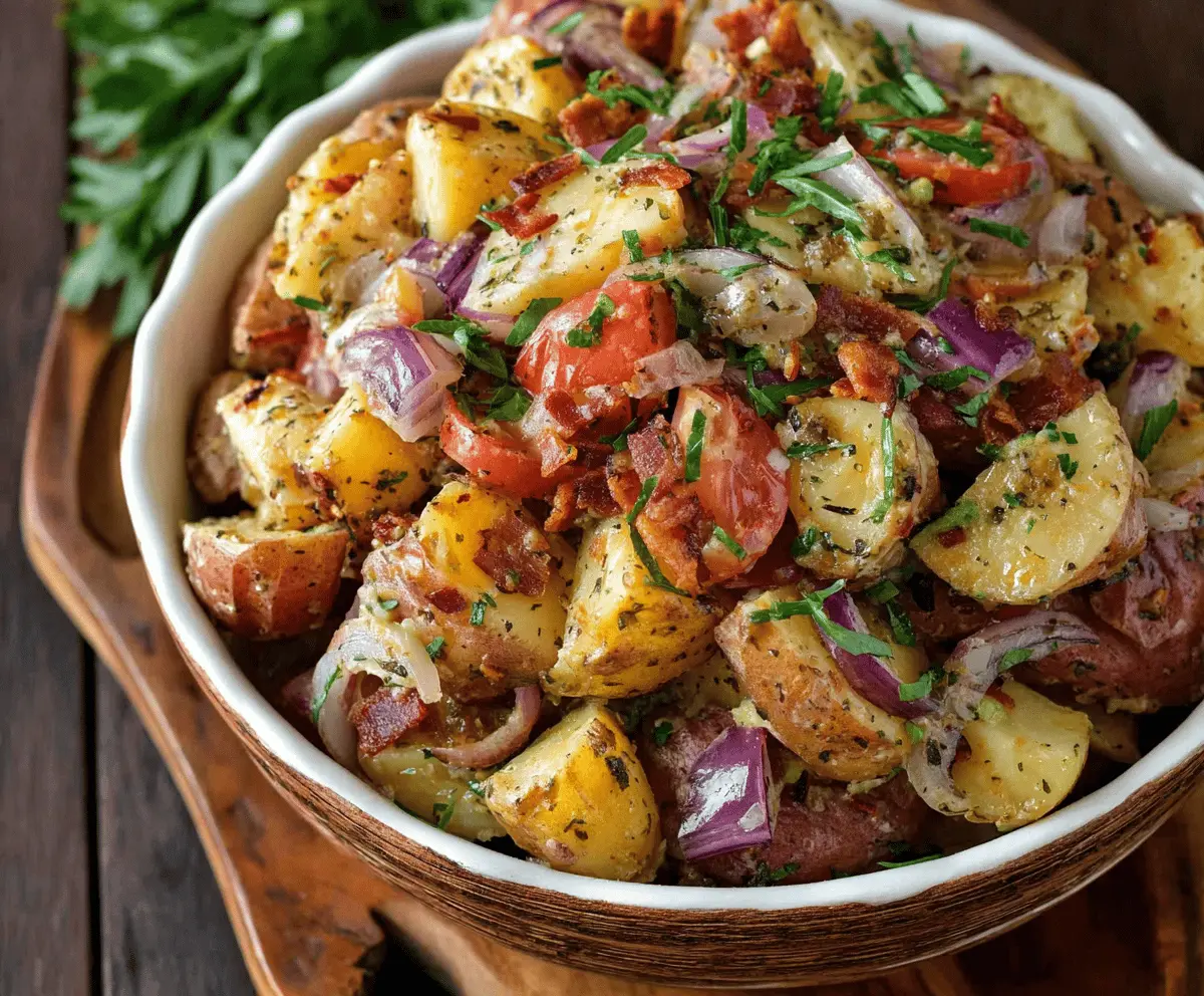 Classic Potato bbq Side Salad