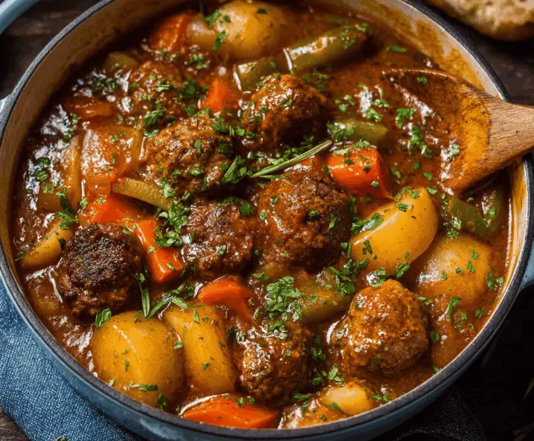 One-Pot Meatball Stew