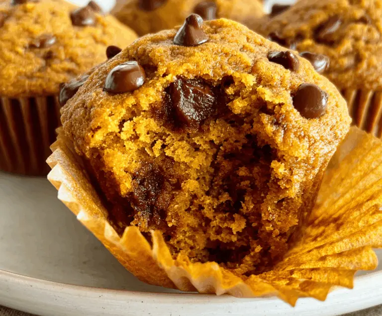 Pumpkin Chocolate Chip Muffins
