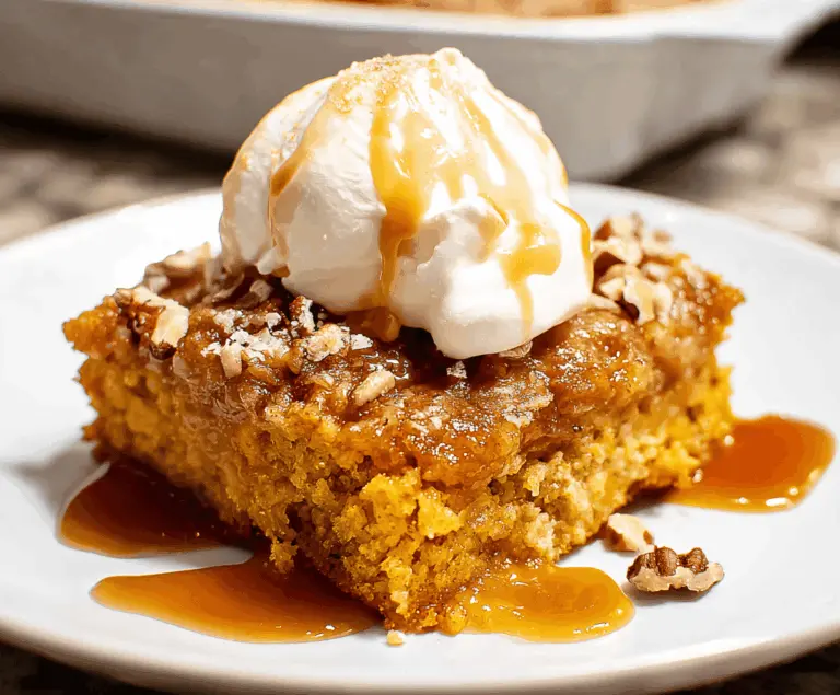 Pumpkin Dump Cake