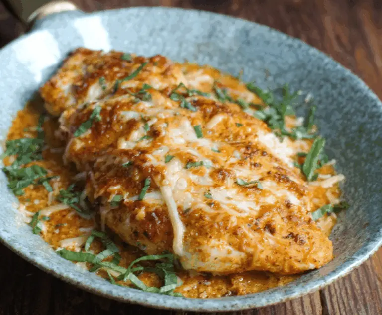 Pumpkin Parmesan Chicken Skillet