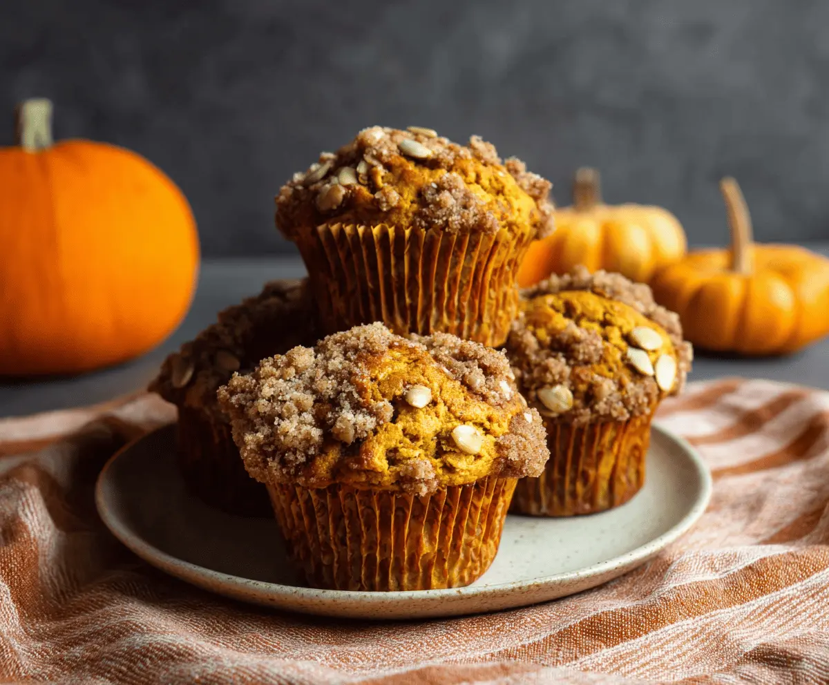 Pumpkin Streusel Muffins