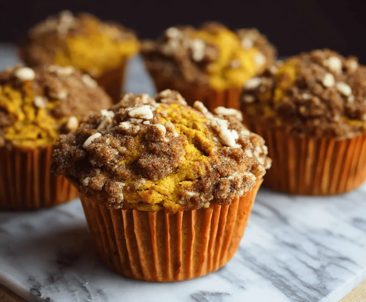 Pumpkin Streusel Muffins