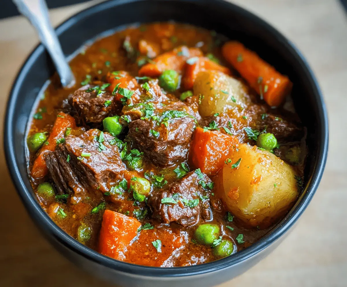 Slow Cooker Beef Stew