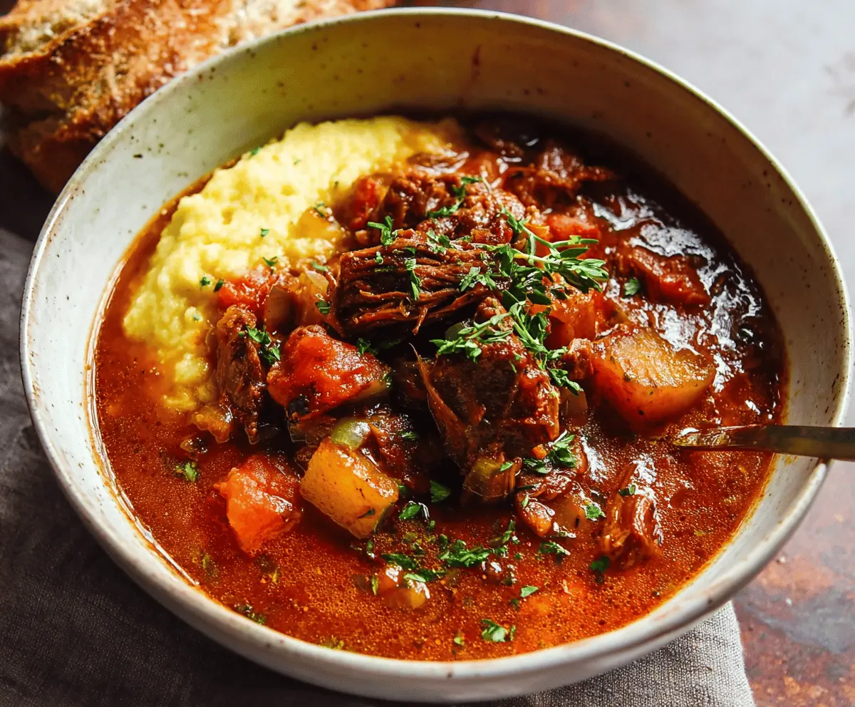 Slow Cooker Italian Beef Stew
