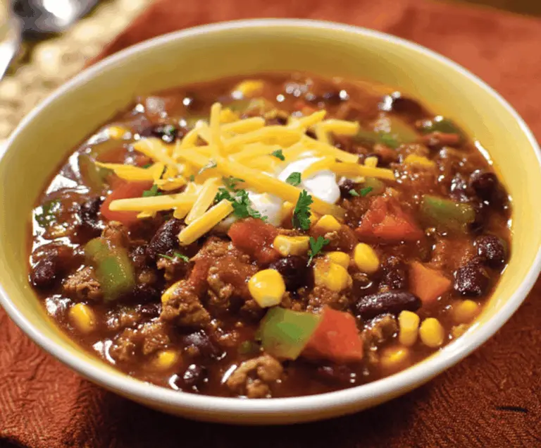 Spicy Southwest Chili with Corn and Peppers