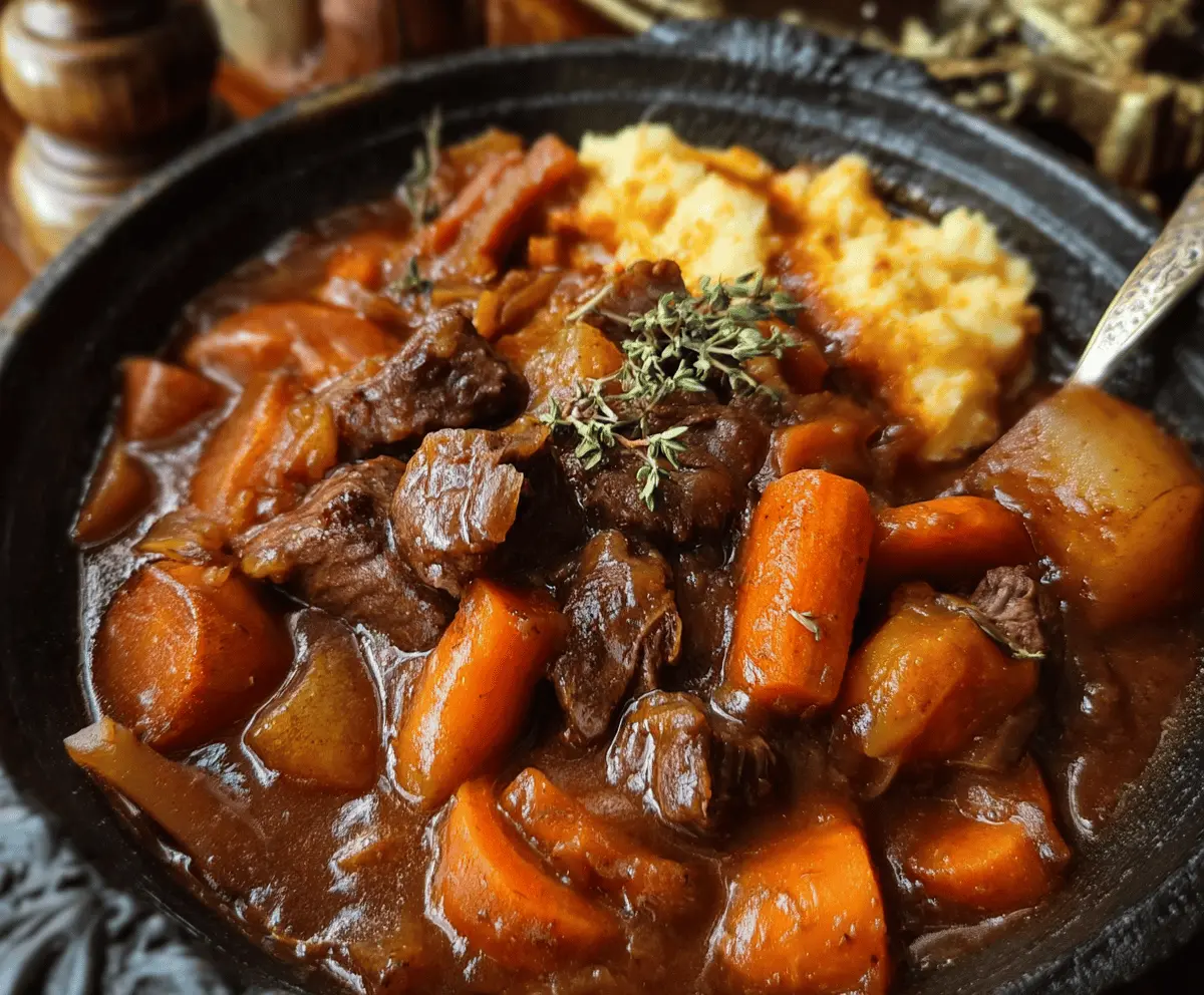 Witches Cauldron Beef Stew