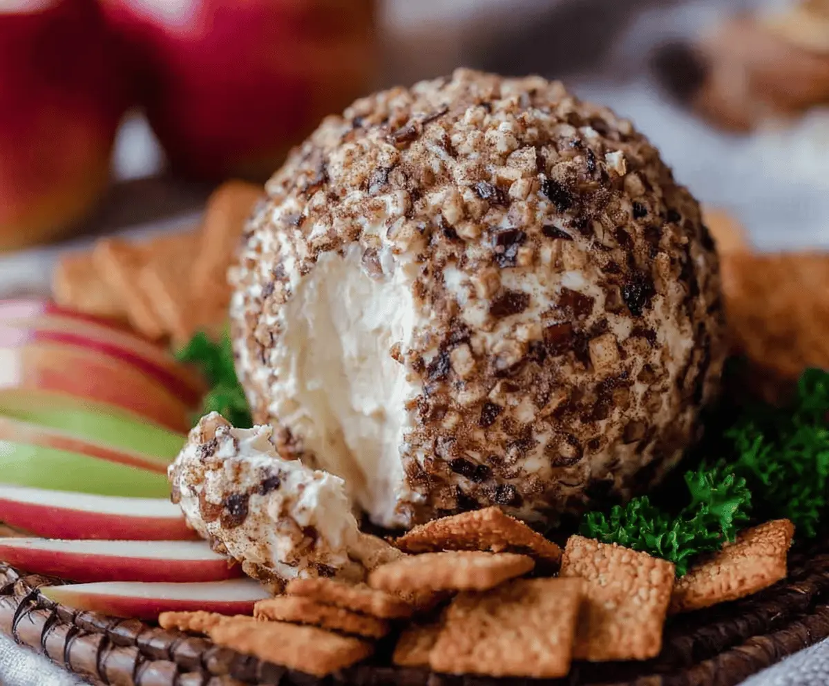 Apple Cider Cheese Ball