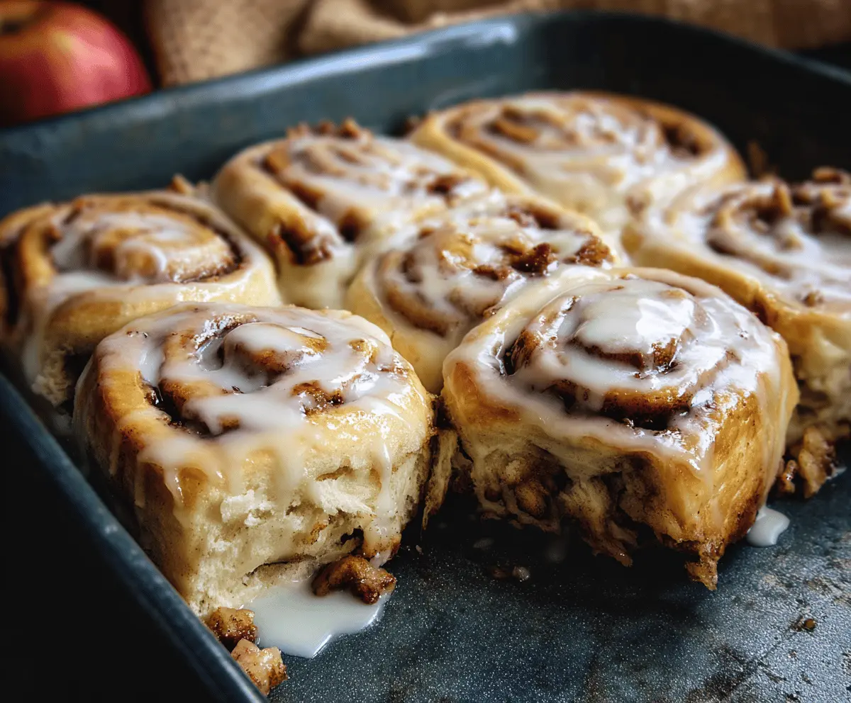 Apple Pie Cinnamon Rolls