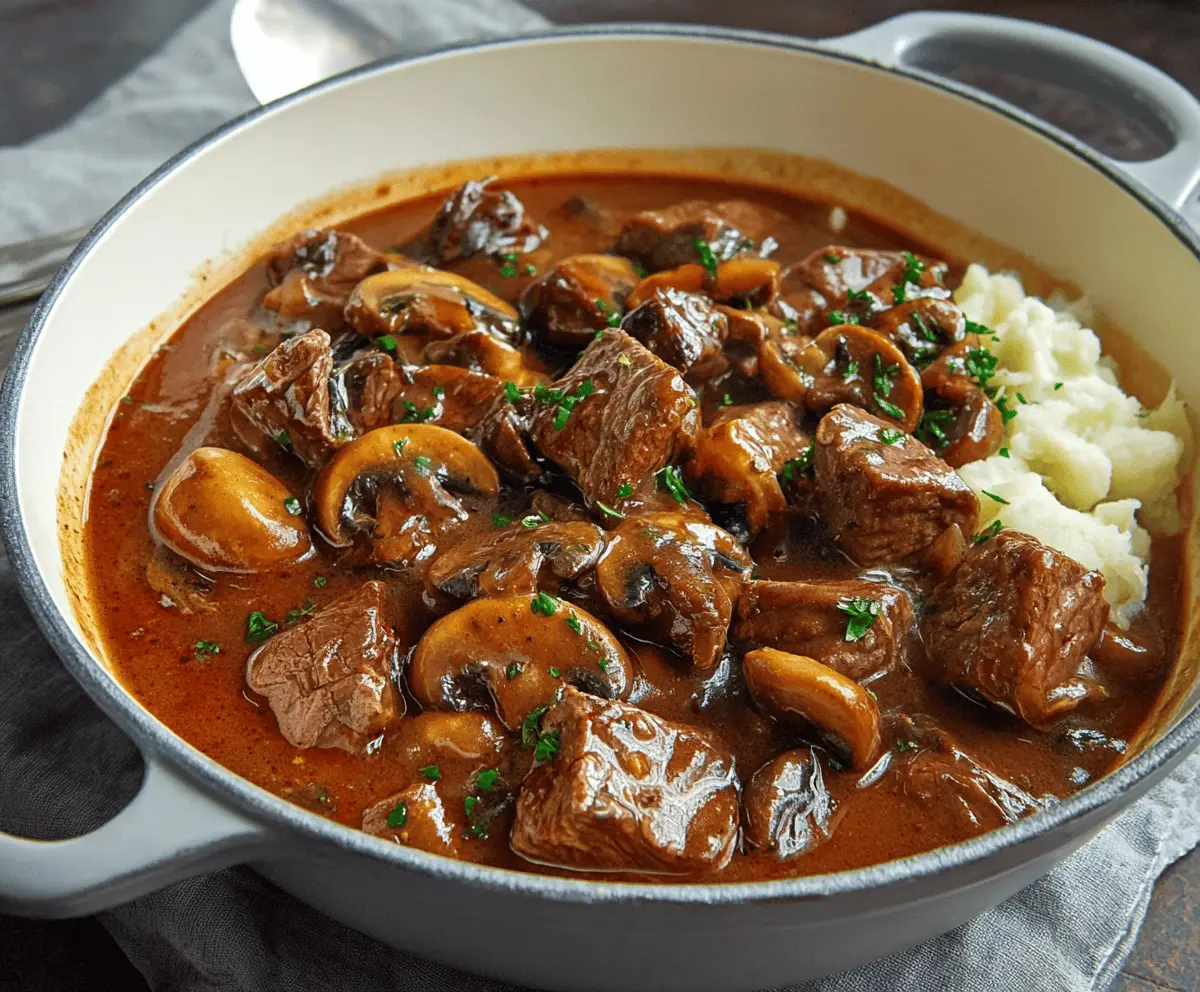Beef and Mushroom Stew