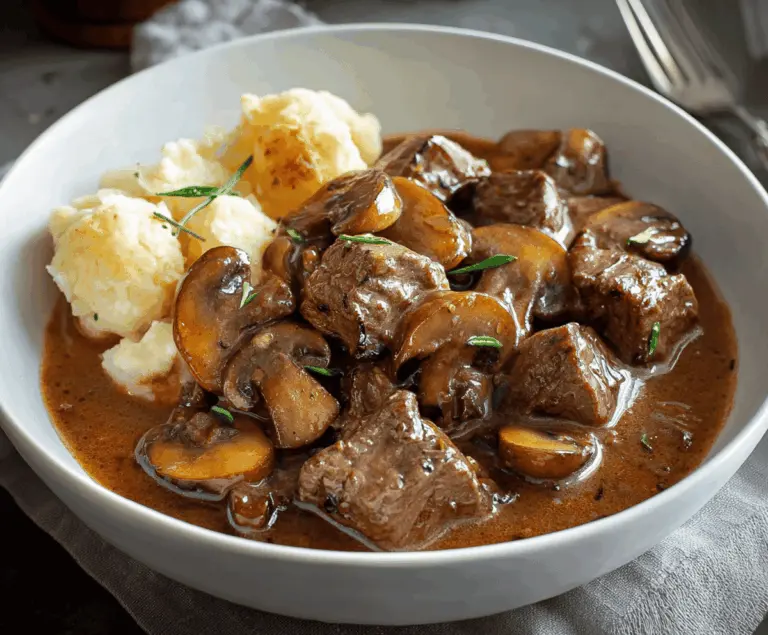 Beef and Mushroom Stew