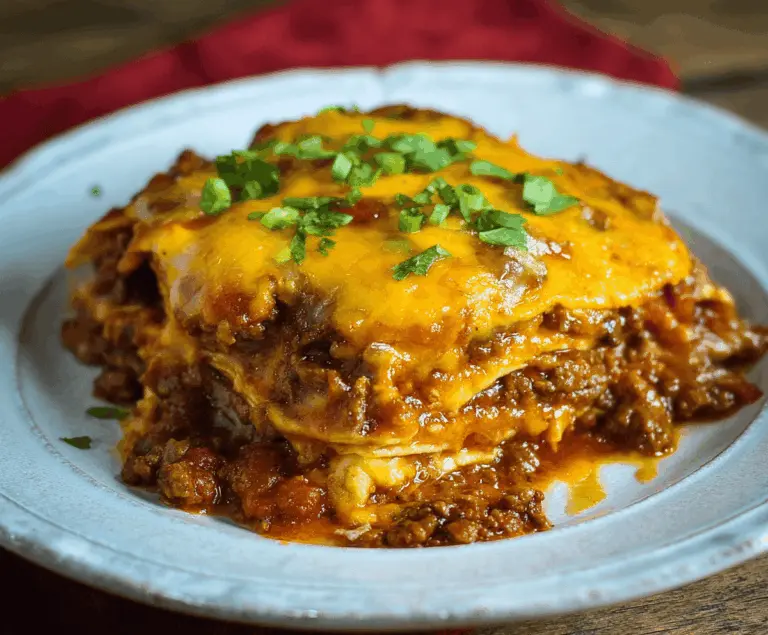Beef Enchilada Casserole