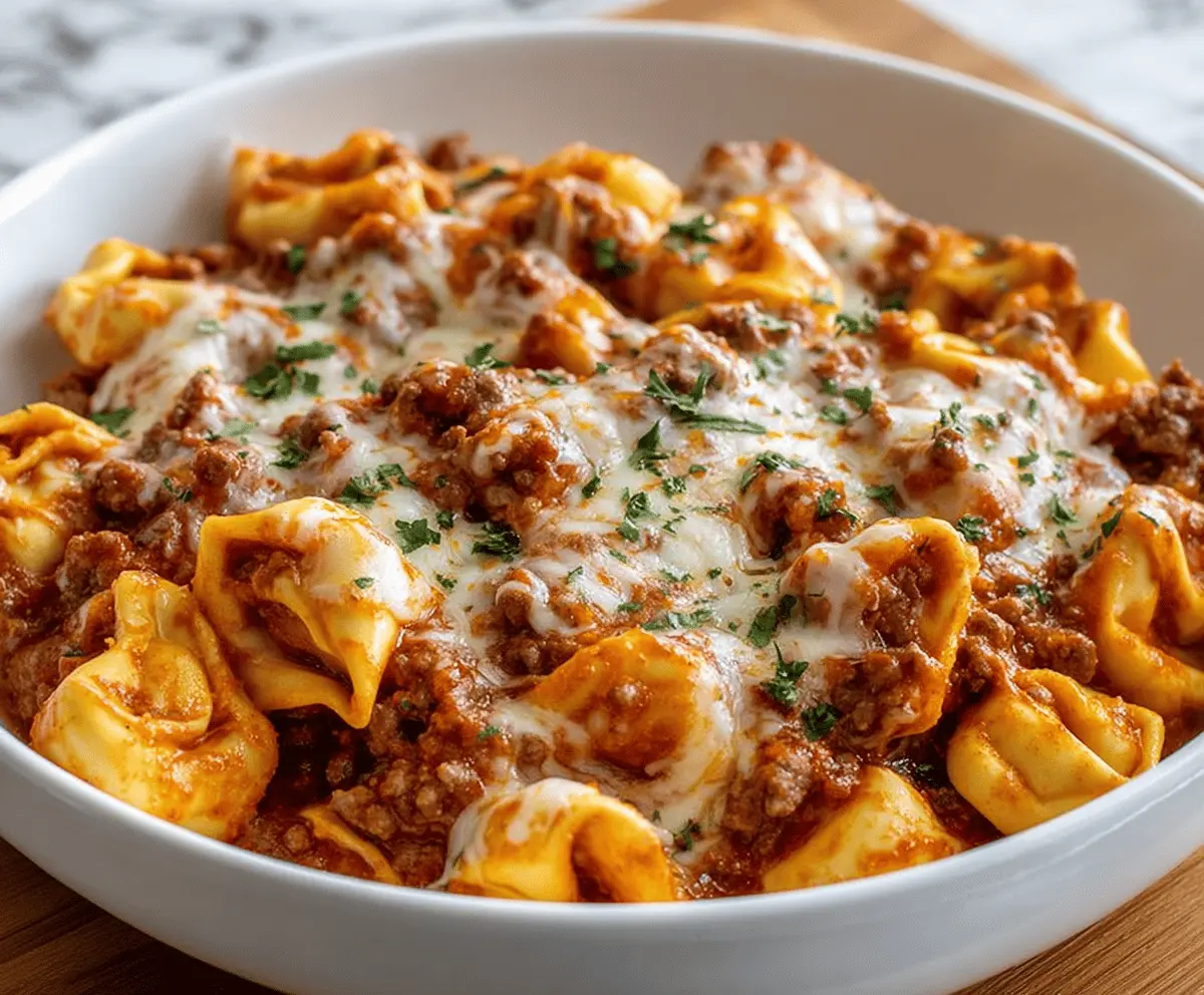 Beef Enchilada Tortellini 