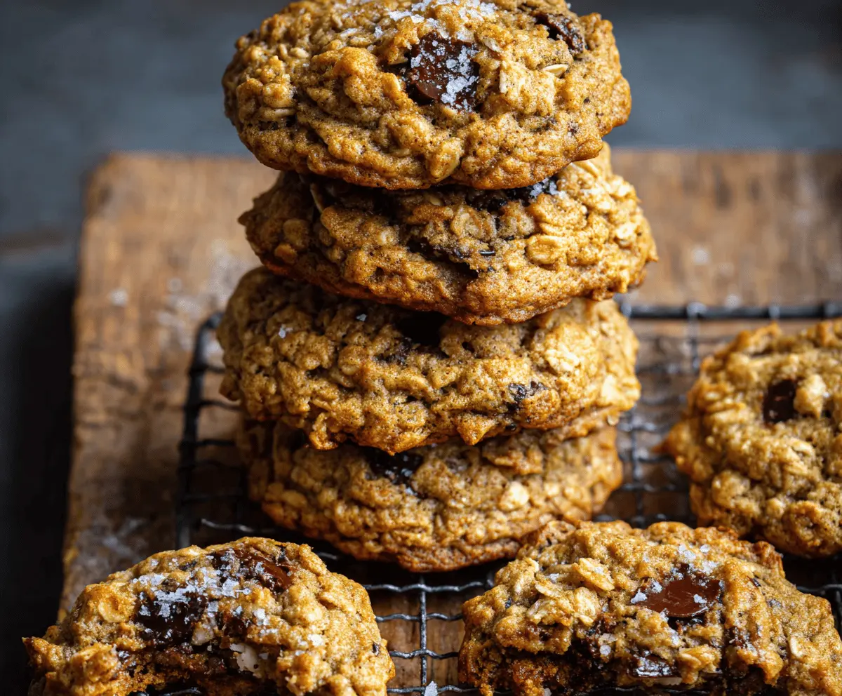 Brown Butter Pumpkin Oatmeal Cookies