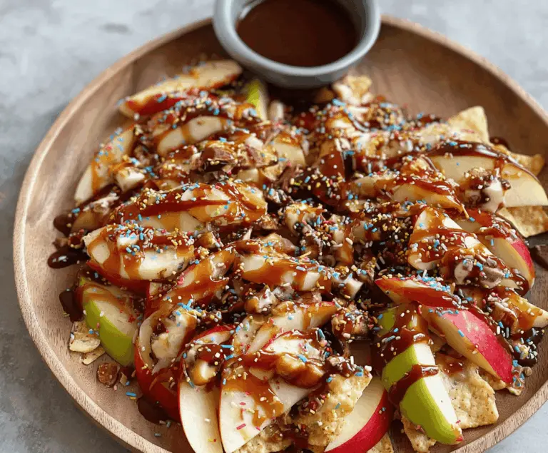 Caramel Apple Nachos