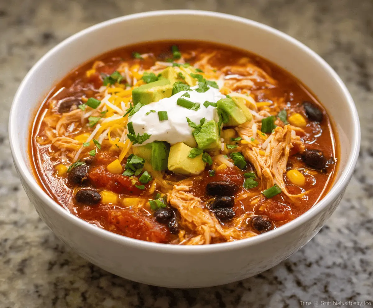 Easy Chicken Taco Soup Recipe – Quick, Delicious & Healthy