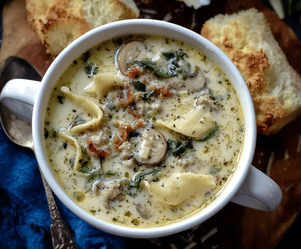 Creamy Alfredo Lasagna Soup Recipe – Easy & Delicious Dinner Idea