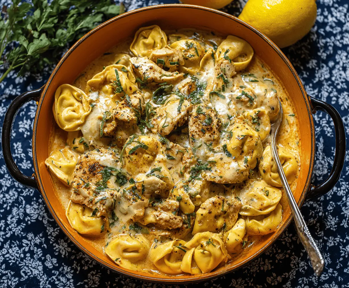 Creamy Herb Chicken Tortellini 