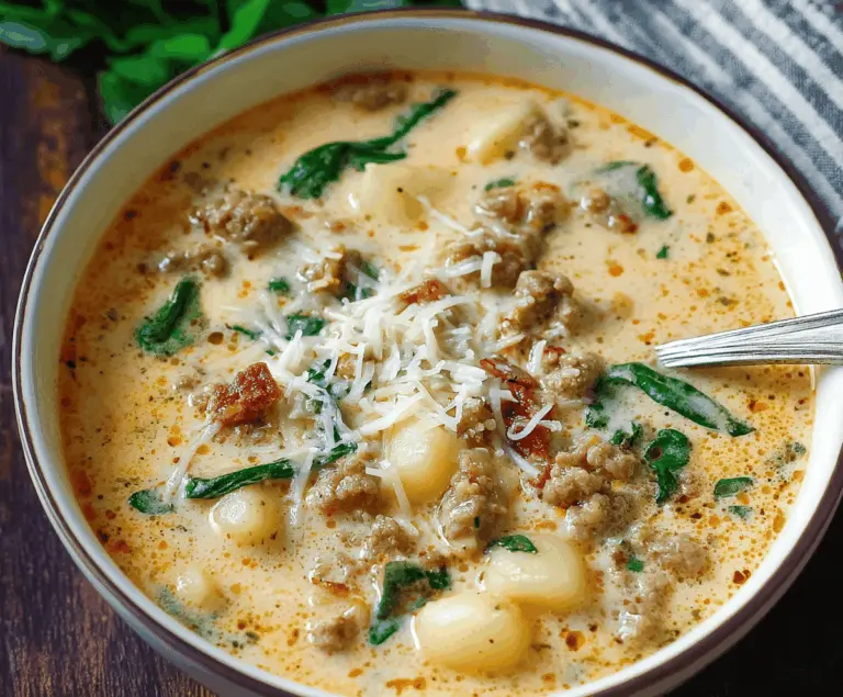 Creamy Italian Sausage and Potato Soup