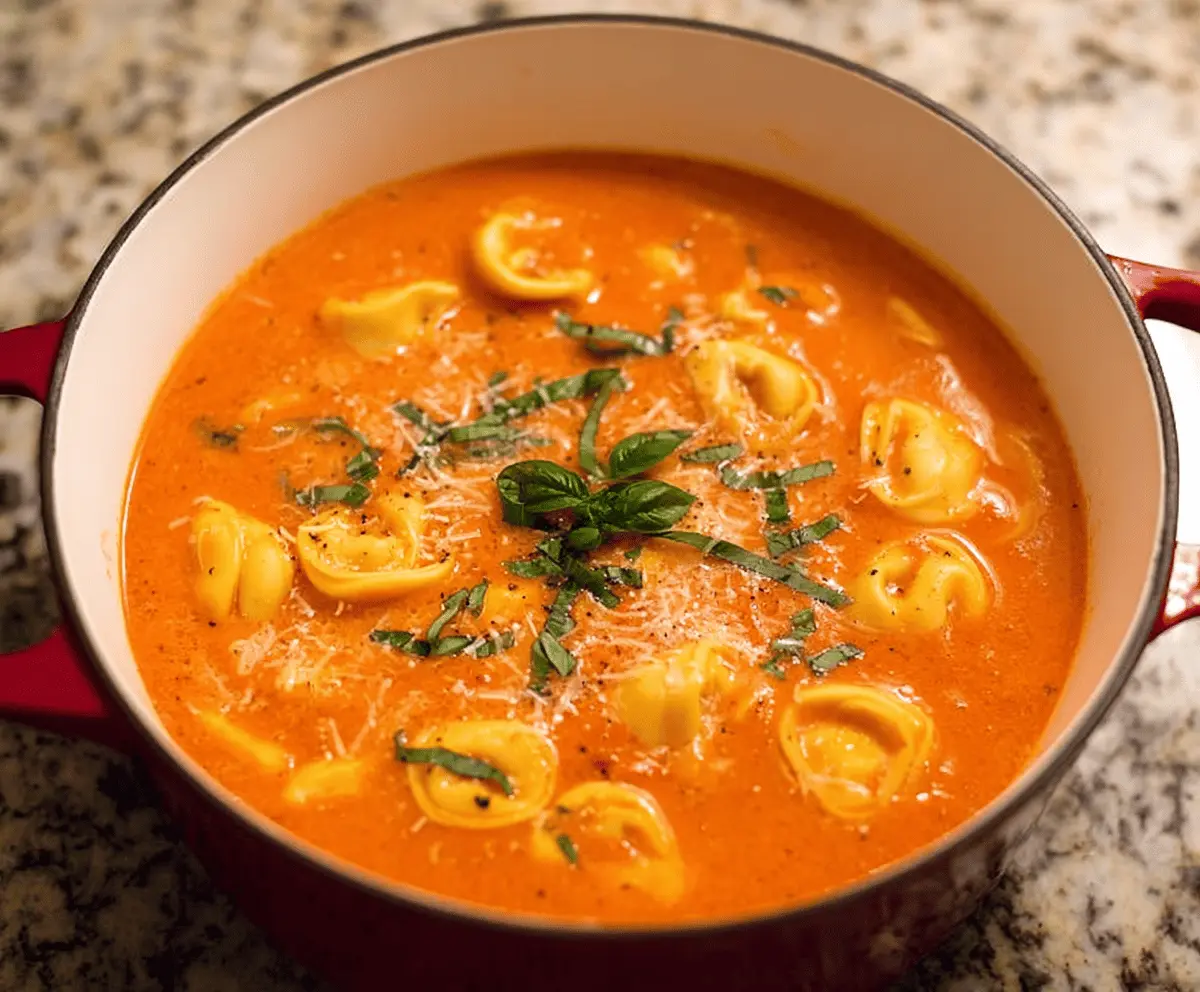 Creamy Tomato Tortellini Soup Recipe – Easy & Delicious Comfort Meal