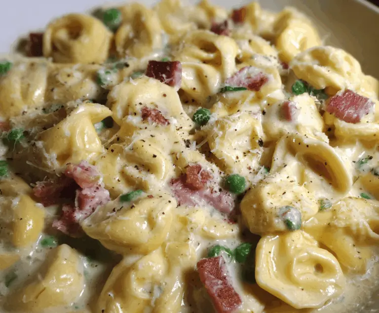 Creamy Tortellini Carbonara