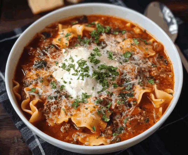 Crockpot Lasagna Soup Recipe