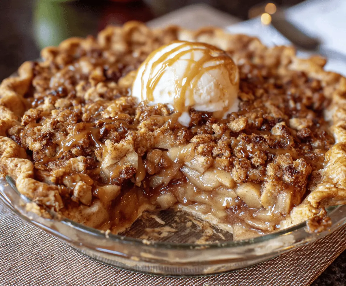 Dutch Caramel Apple Pie