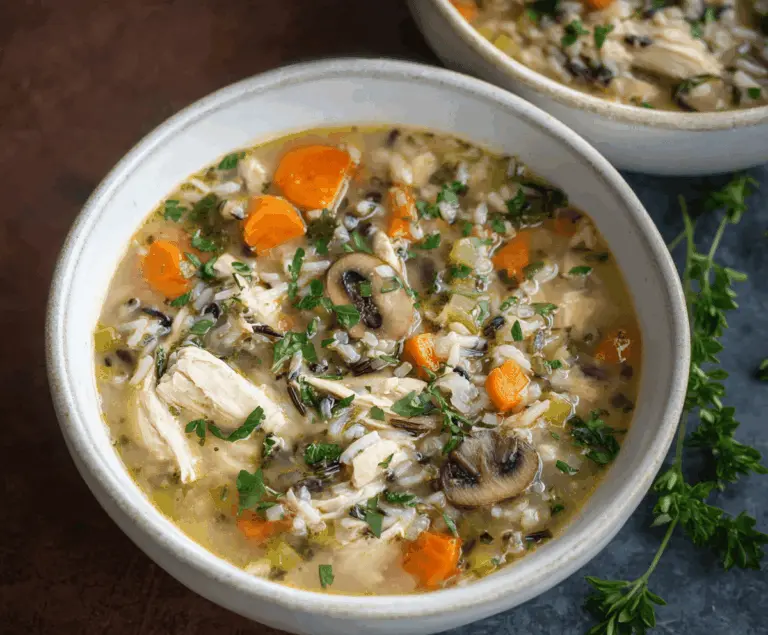 Healthy Chicken and Wild Rice Soup