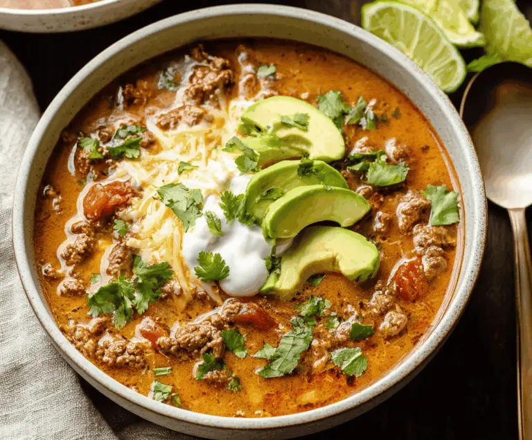 Keto Taco Soup