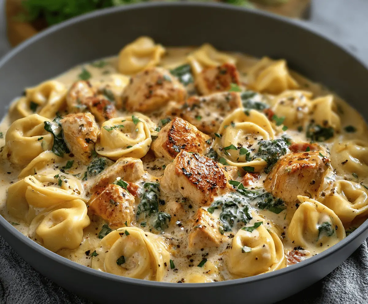Marry Me Chicken Tortellini