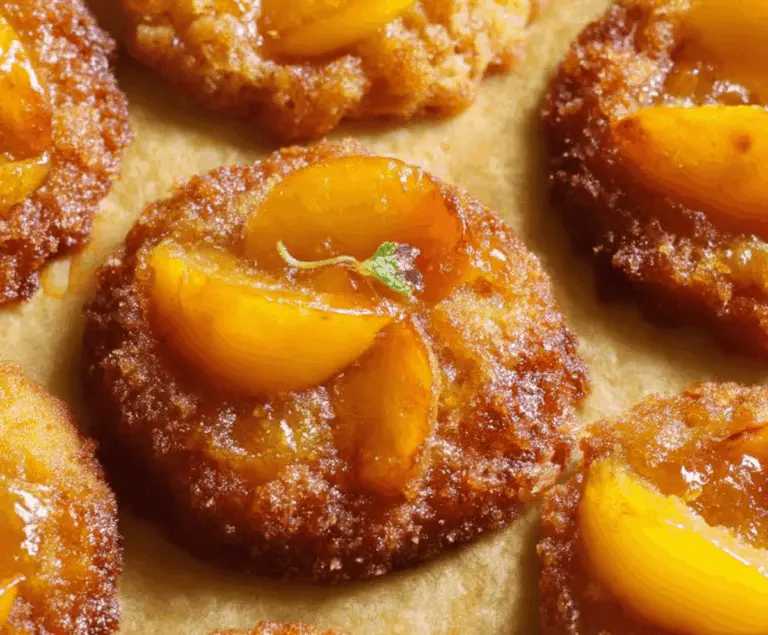 Peach Upside-Down Cookies