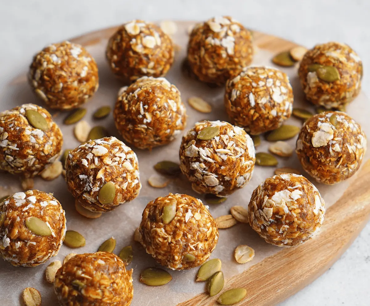 Pumpkin Spice Energy Bites