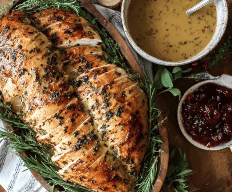 Brown Butter Herb Turkey Gravy