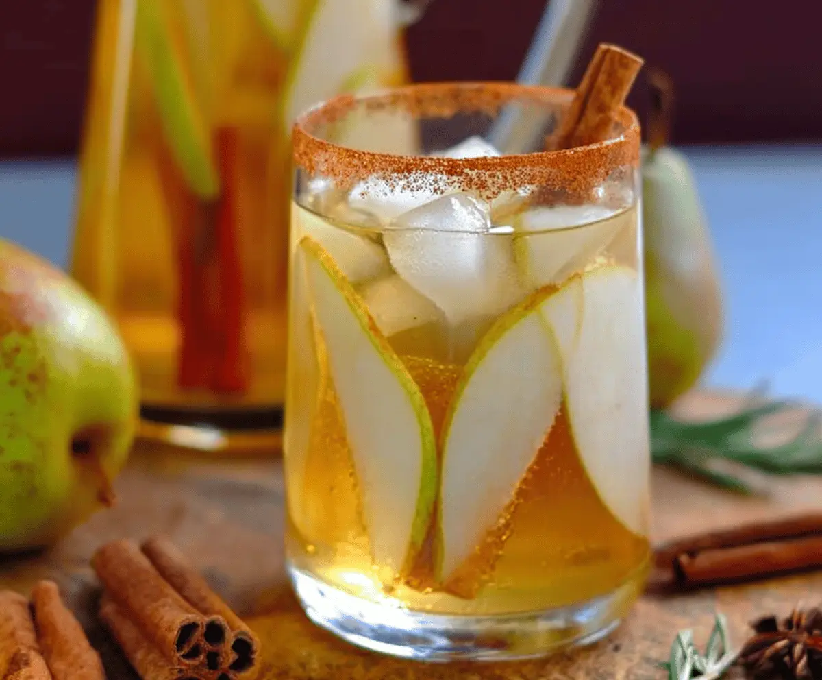Easy Cinnamon Pear Sangria Recipe for Fall Flavor