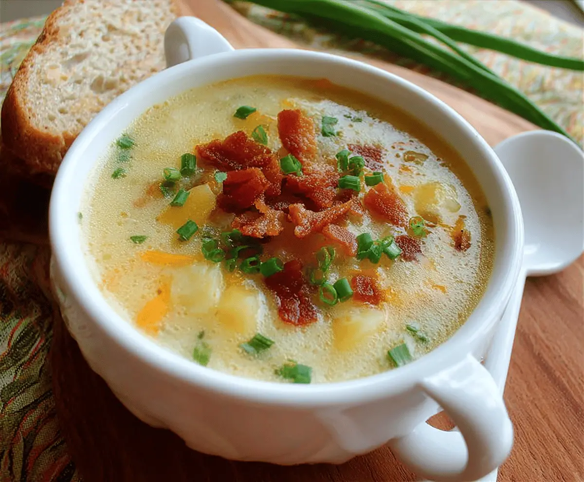 Creamy Potato Soup Recipe – Easy & Comforting Meal