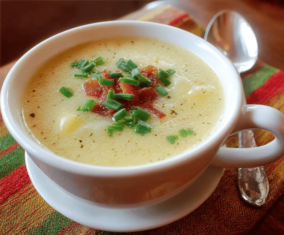 Creamy Potato Soup Recipe – Easy & Comforting Meal