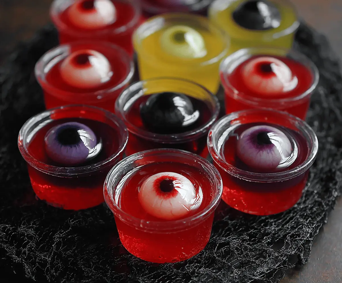 Spooky Halloween Eyeball Jello Shots Recipe