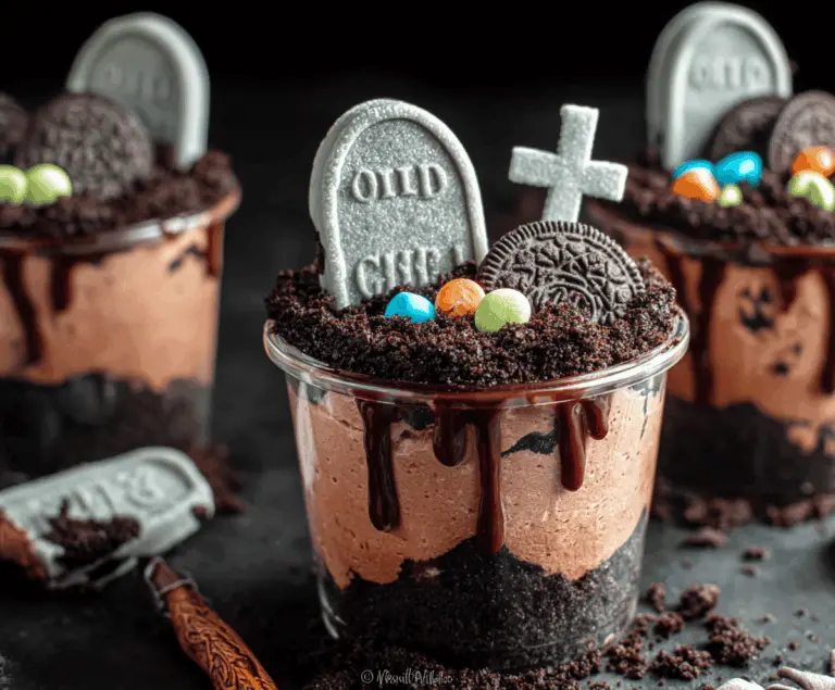 Halloween Graveyard Dirt Cups